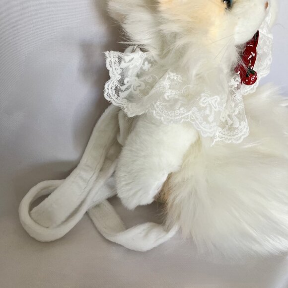 Plush Cat Backpack Fashion Cute Doll Cat Bag Girl's Shopping Bag - Picture 6 of 7